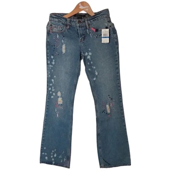 Retail $68 NWT's ROCA WEAR Jeans Size 6 - Picture 1 of 7